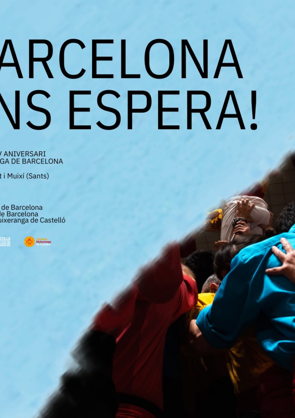 Diada 5&egrave; aniversari de la Muixeranga de Barcelona