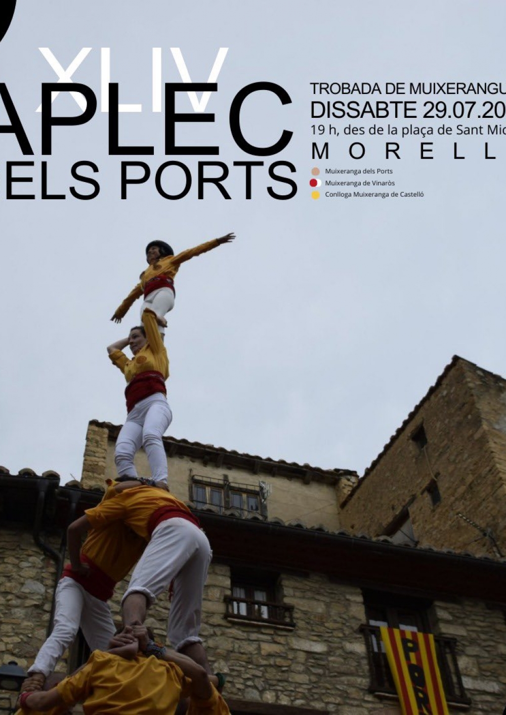 Trobada de Muixerangues de l'Aplec dels Ports. Morella
