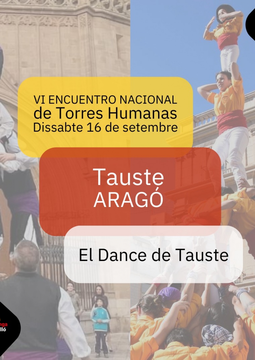 Encuentro de Torres Humanas de Tauste (Arag&oacute;)