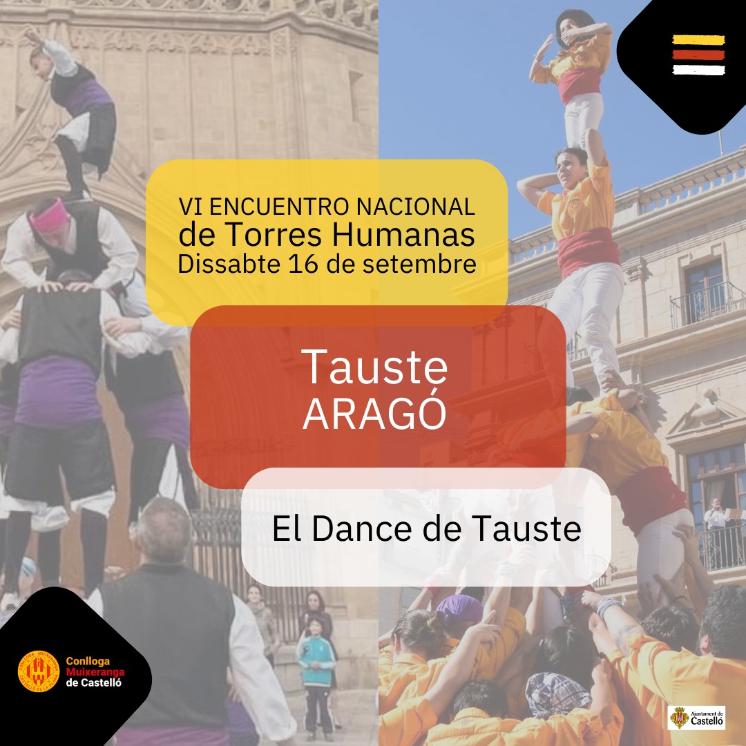 Encuentro de Torres Humanas de Tauste (Arag&oacute;)