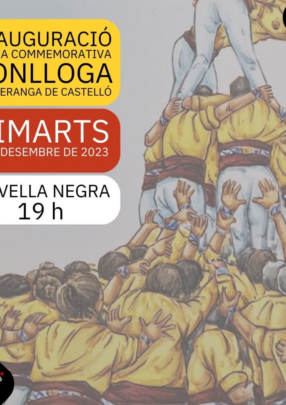 Descobriment placa commemorativa a l'Ovella Negra
