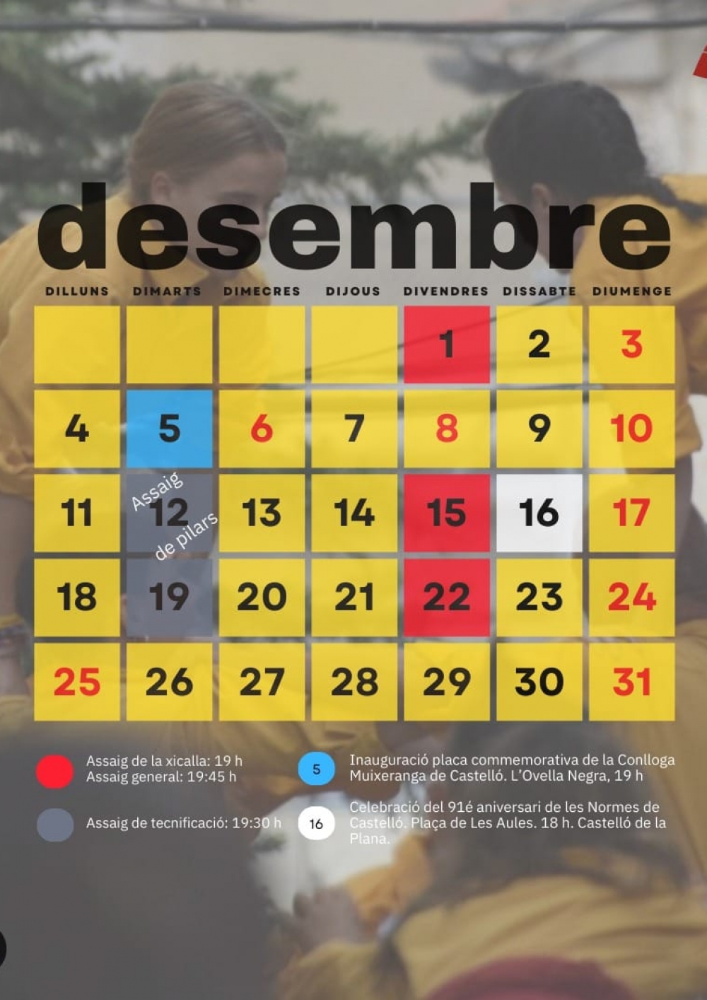 Calendari de desembre