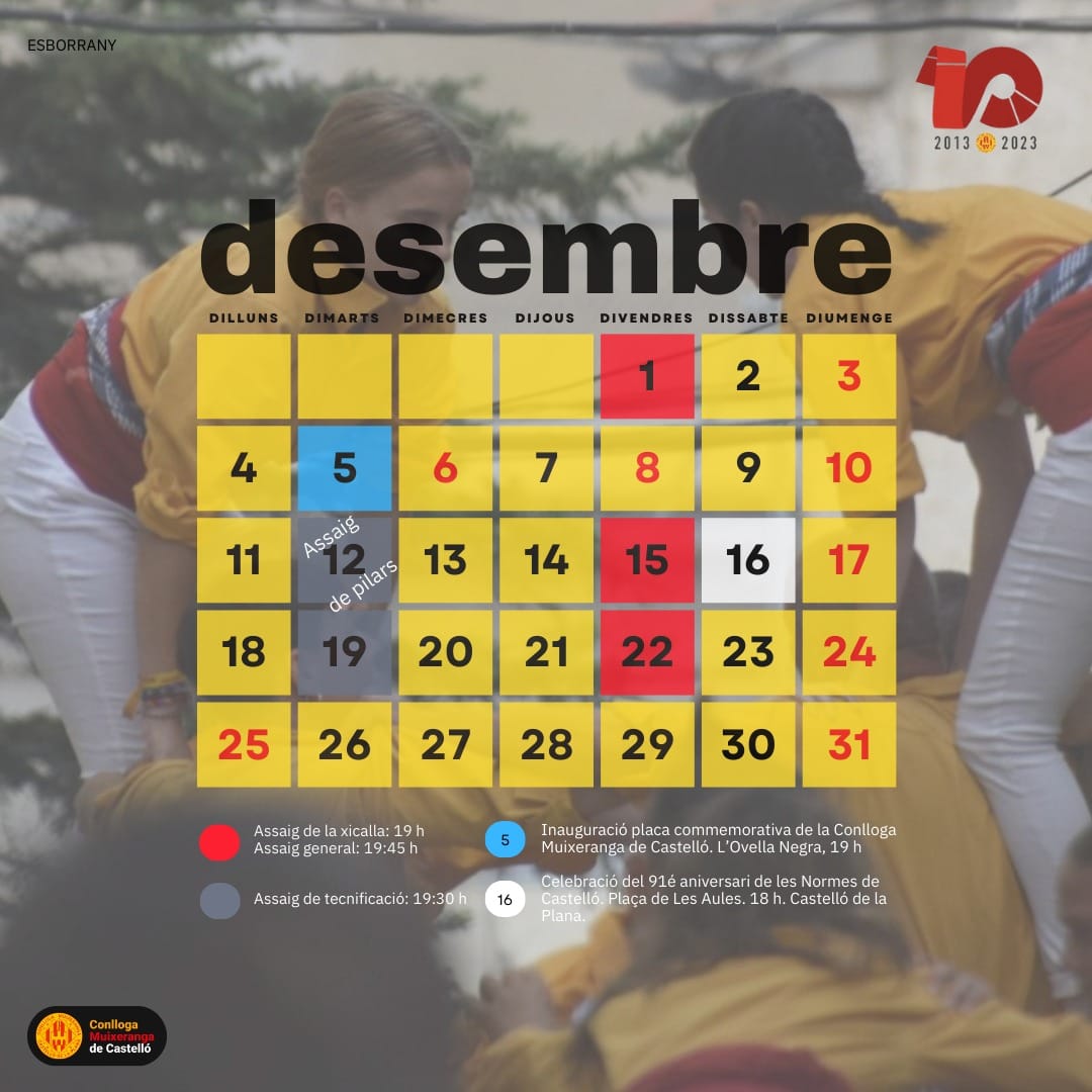 Calendari de desembre