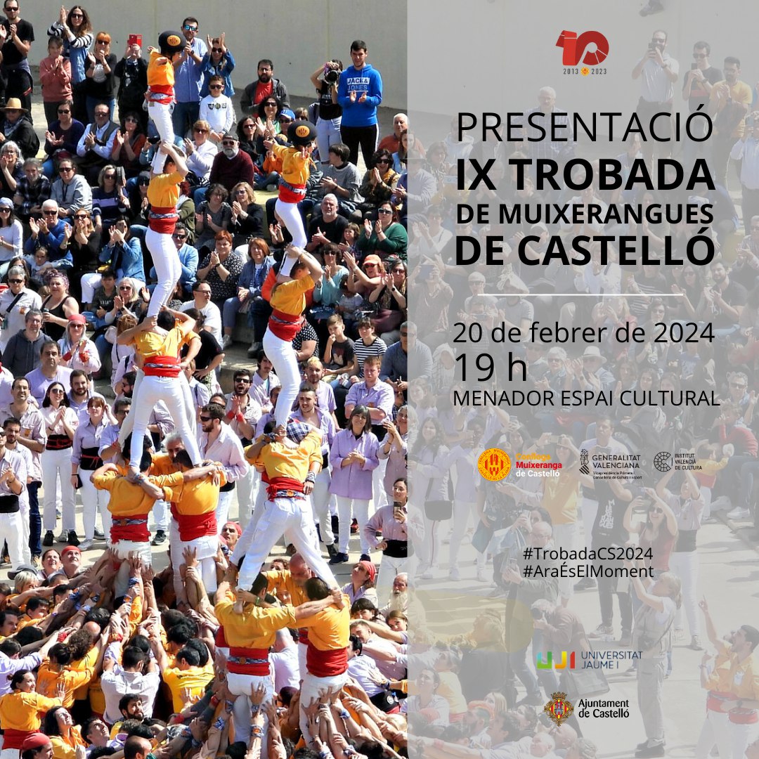 Presentaci&oacute; de la IX Trobada de Muixerangues de Castell&oacute;