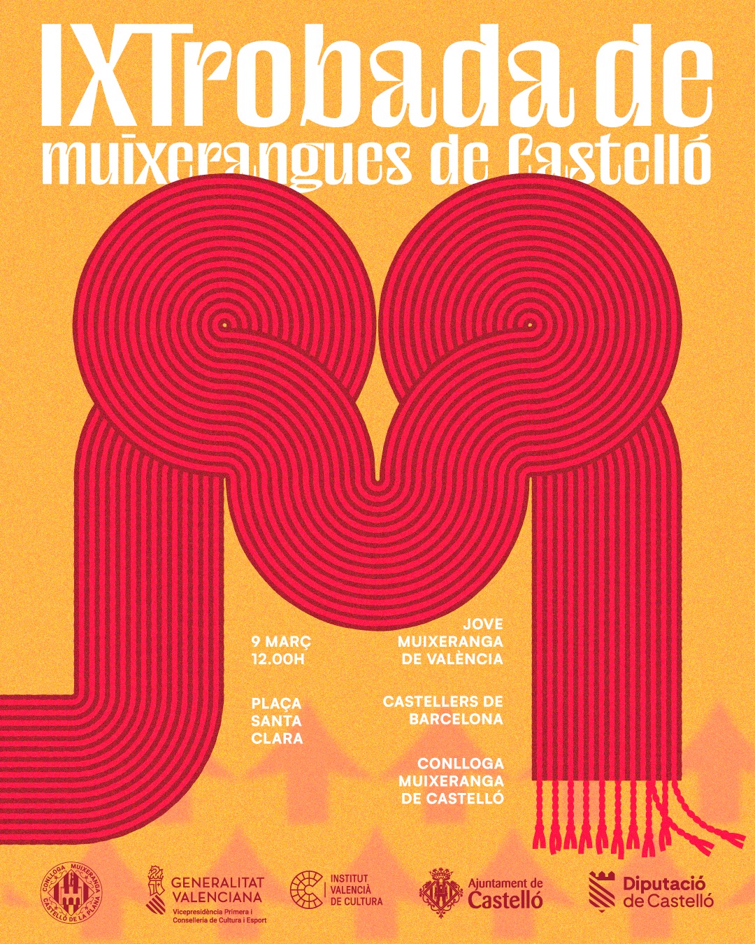 IX Trobada de Muixerangues de Castell&oacute;