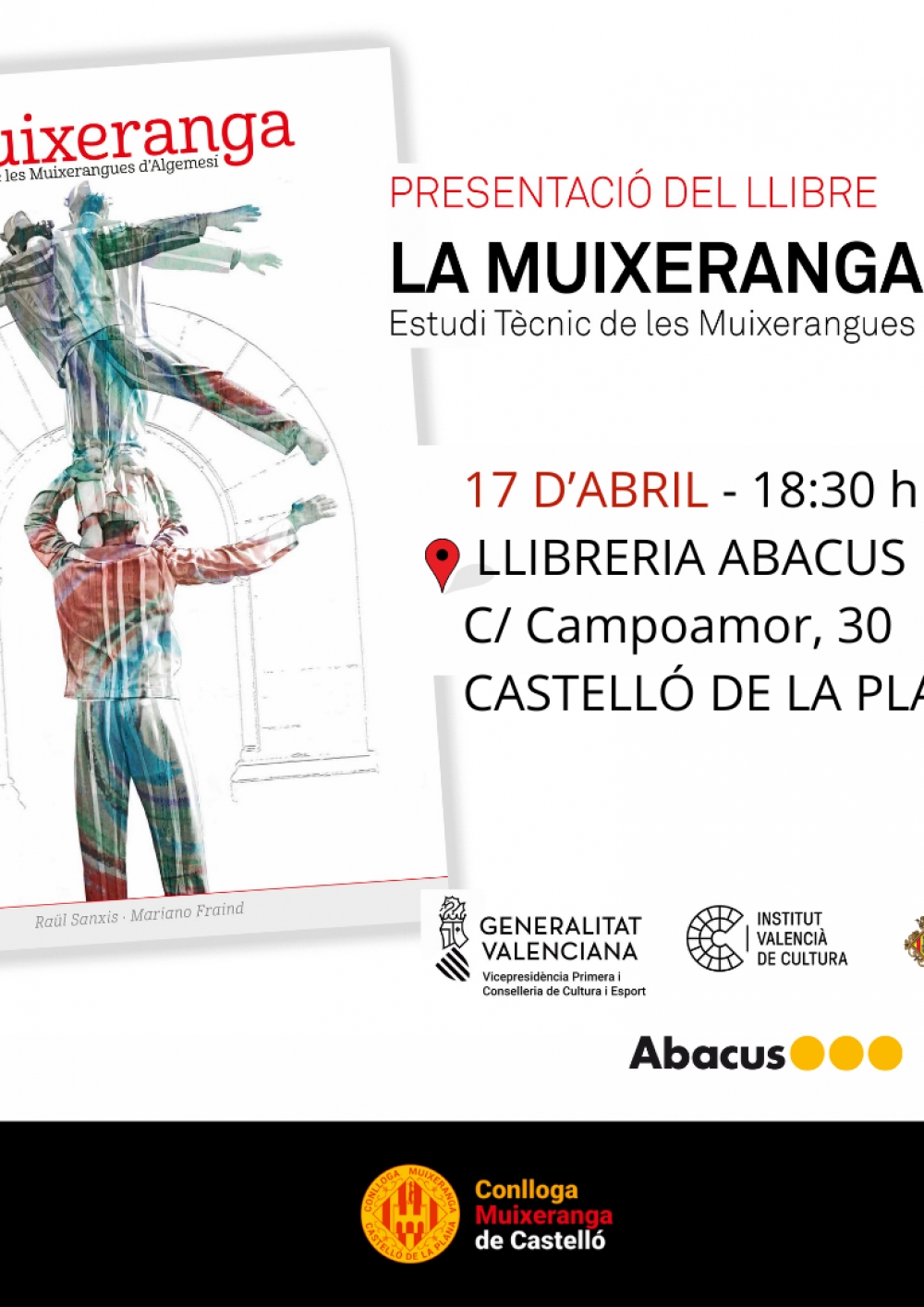 Presentaci&oacute; del llibre La Muixeranga: Estudi T&egrave;cnic de les Muixerangues d'Algemes&iacute;