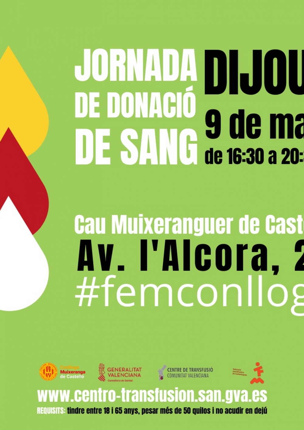 Jornada de donaci&oacute; de sang