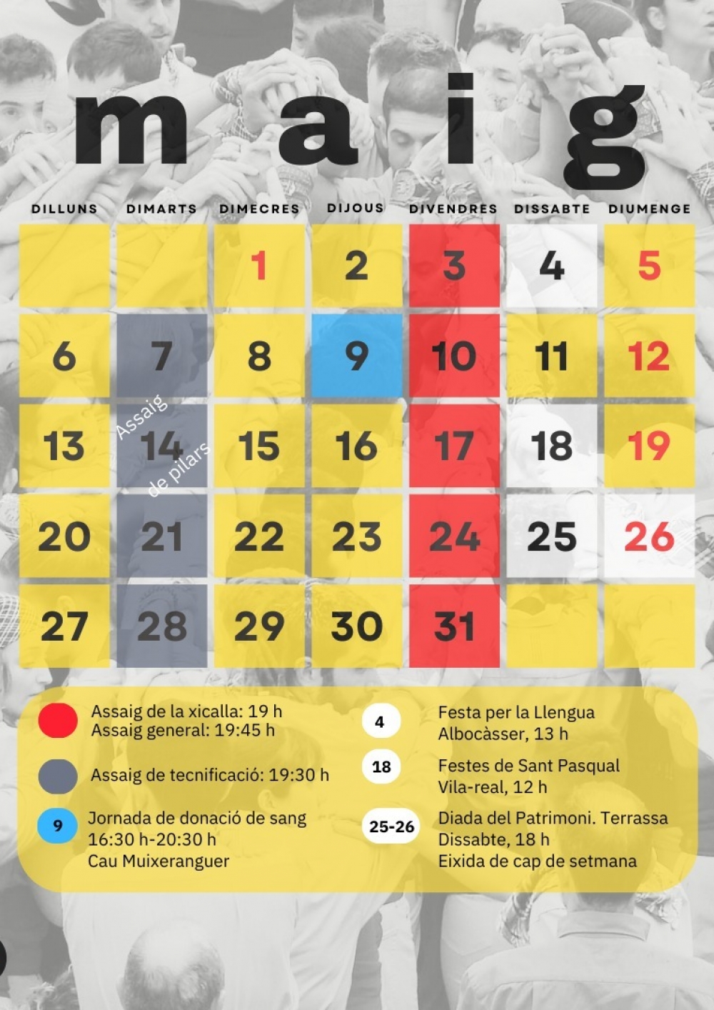 Calendari de maig