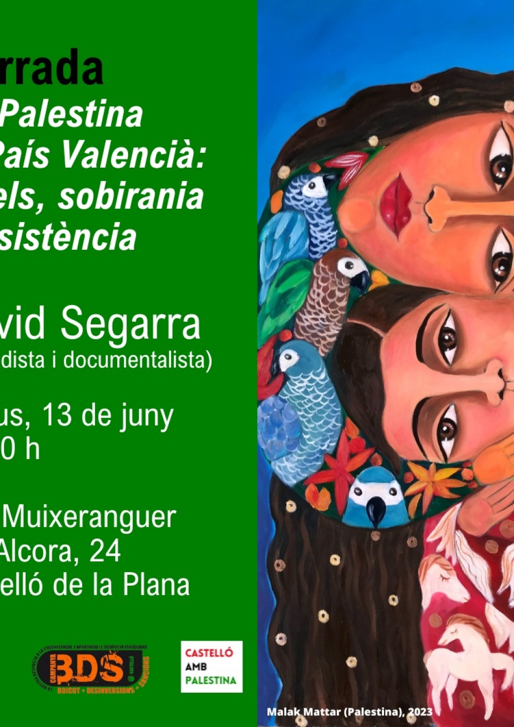 Xarrada. De Palestina al Pa&iacute;s Valenci&agrave;: arrels, sobirania i resist&egrave;ncia