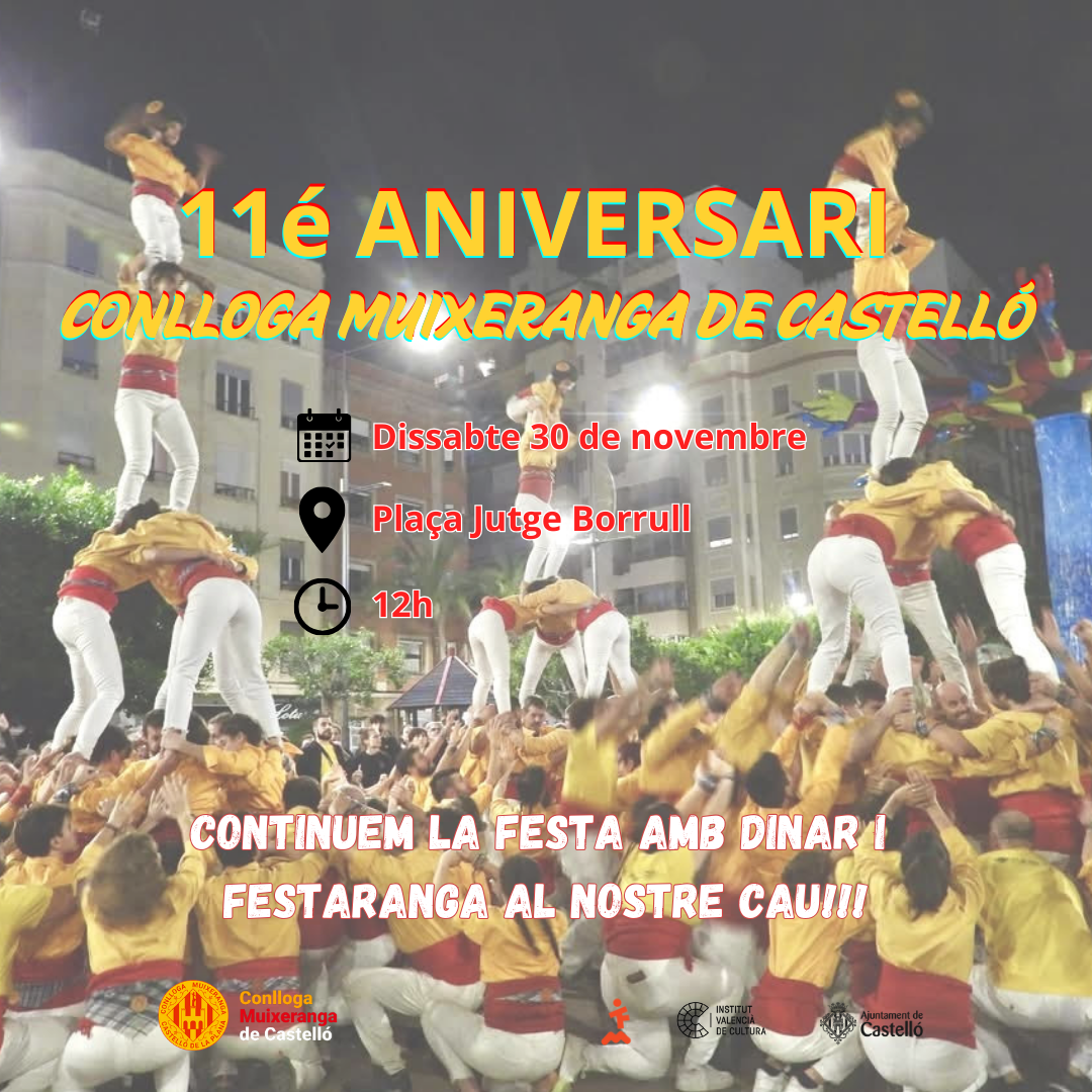 11&eacute; aniversari de la Conlloga Muixeranga de Castell&oacute;