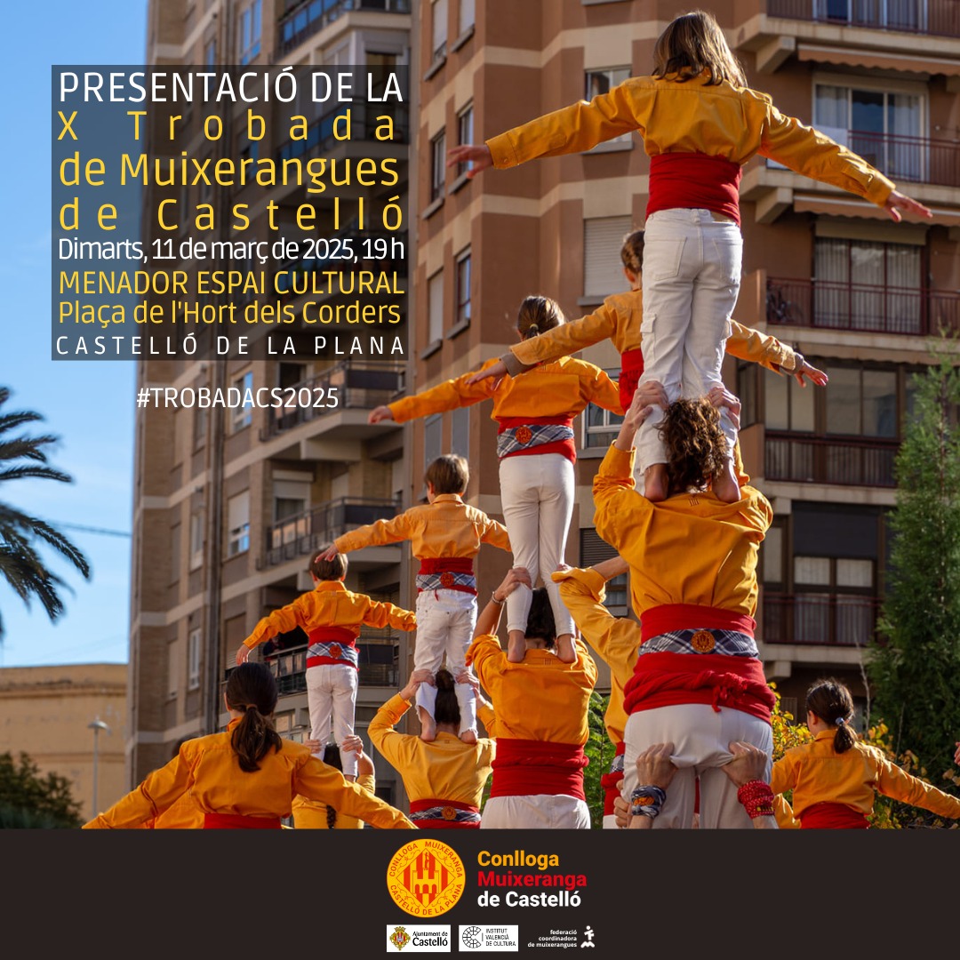 Presentaci&oacute; de la X Trobada de Muixerangues de Castell&oacute;