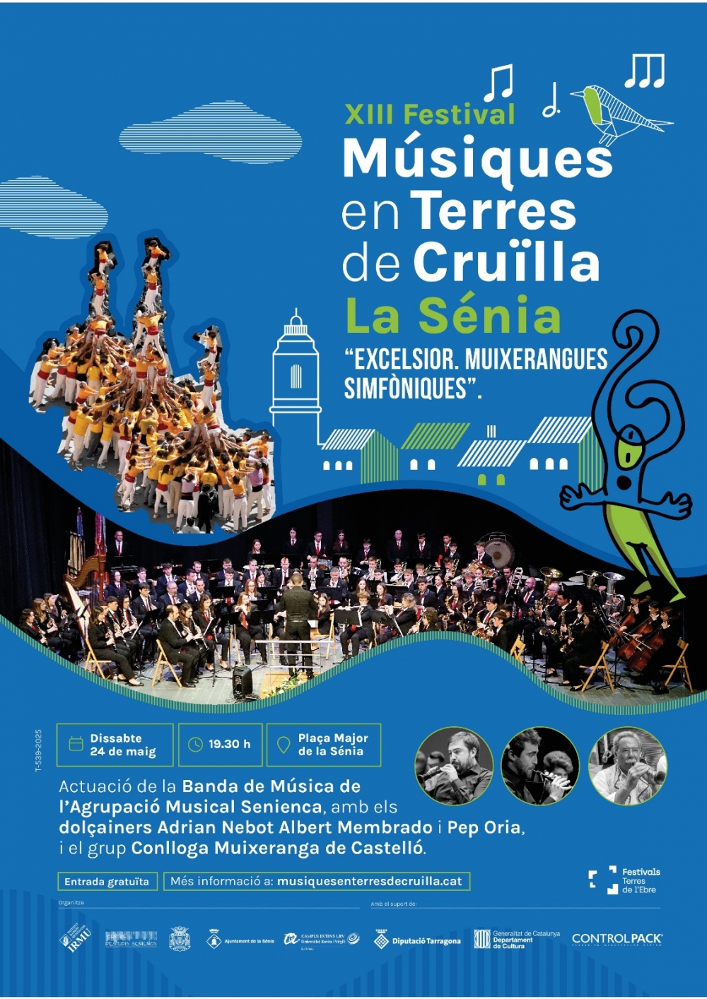 XIII Festival. M&uacute;siques ens terres de cru&iuml;lla.
