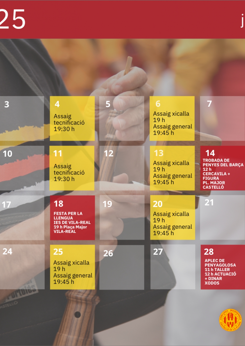 Calendari de juny de 2025