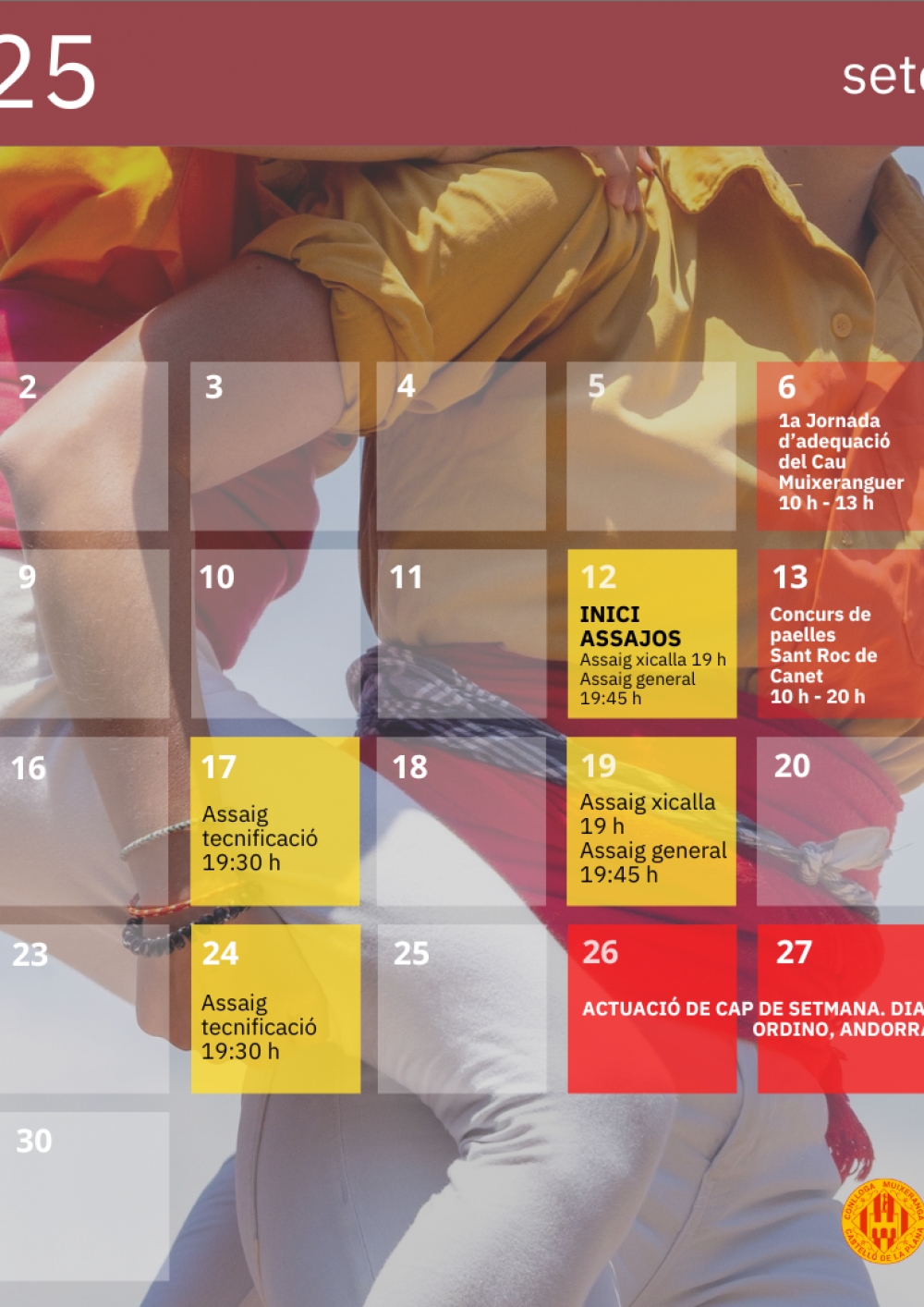 Calendari de setembre