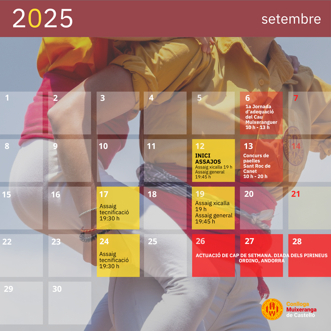 Calendari de setembre
