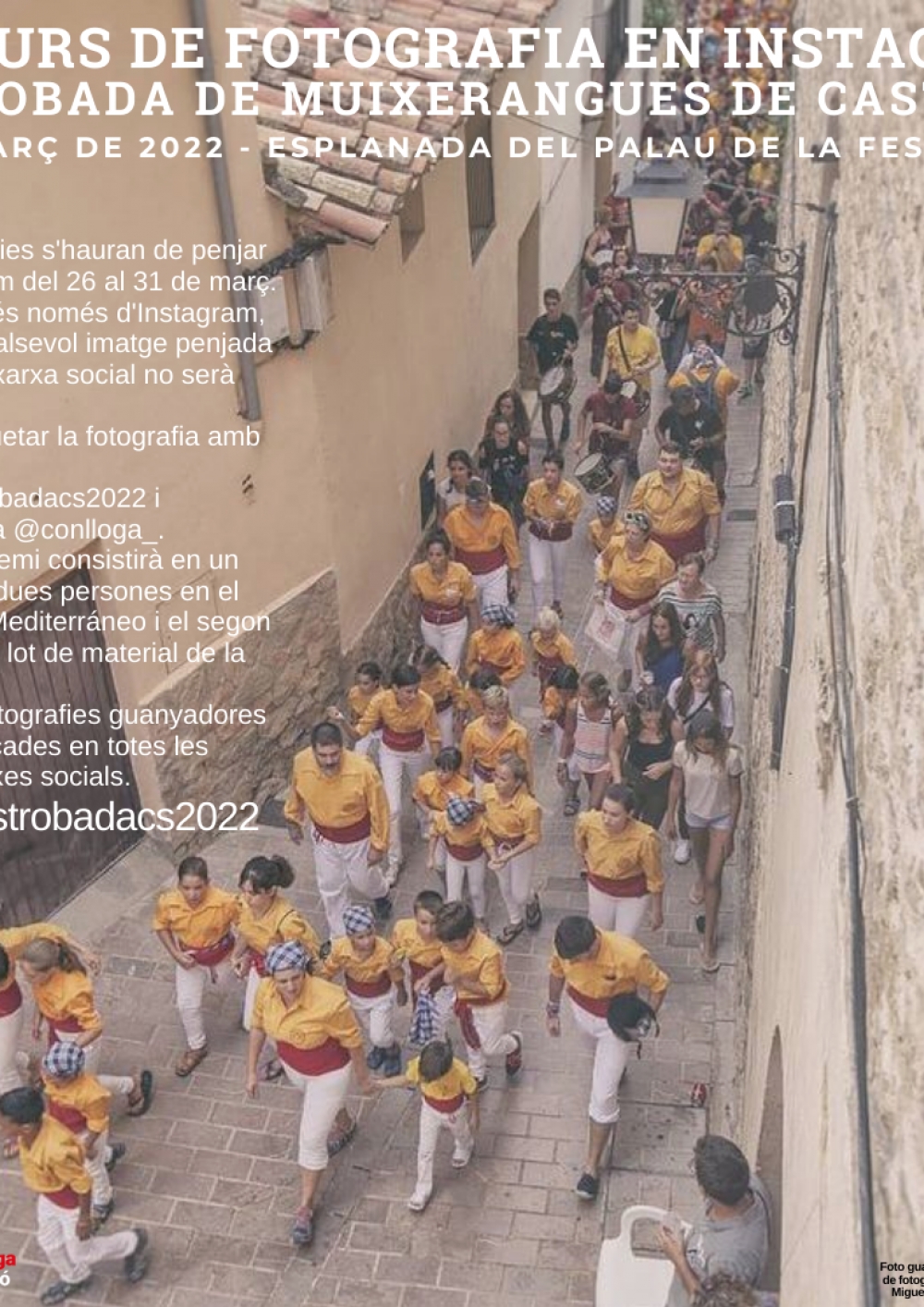 Concurs de fotografia en Instagram VII Trobada de Muixerangues de Castell&oacute;