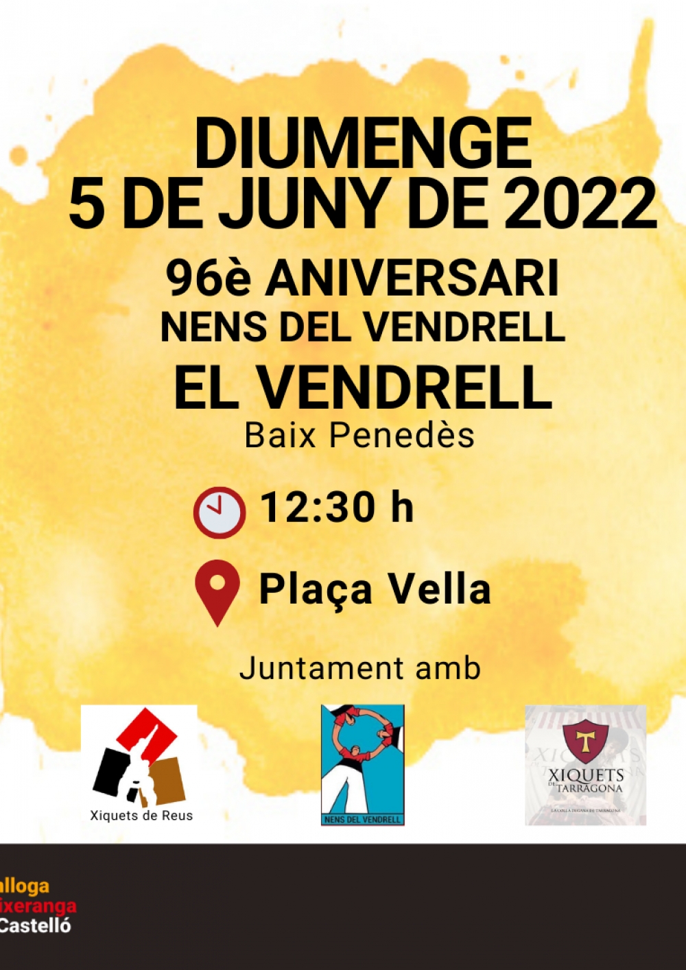 Actuaci&oacute; a la Diada del 96&egrave; aniversari dels Nens del Vendrell