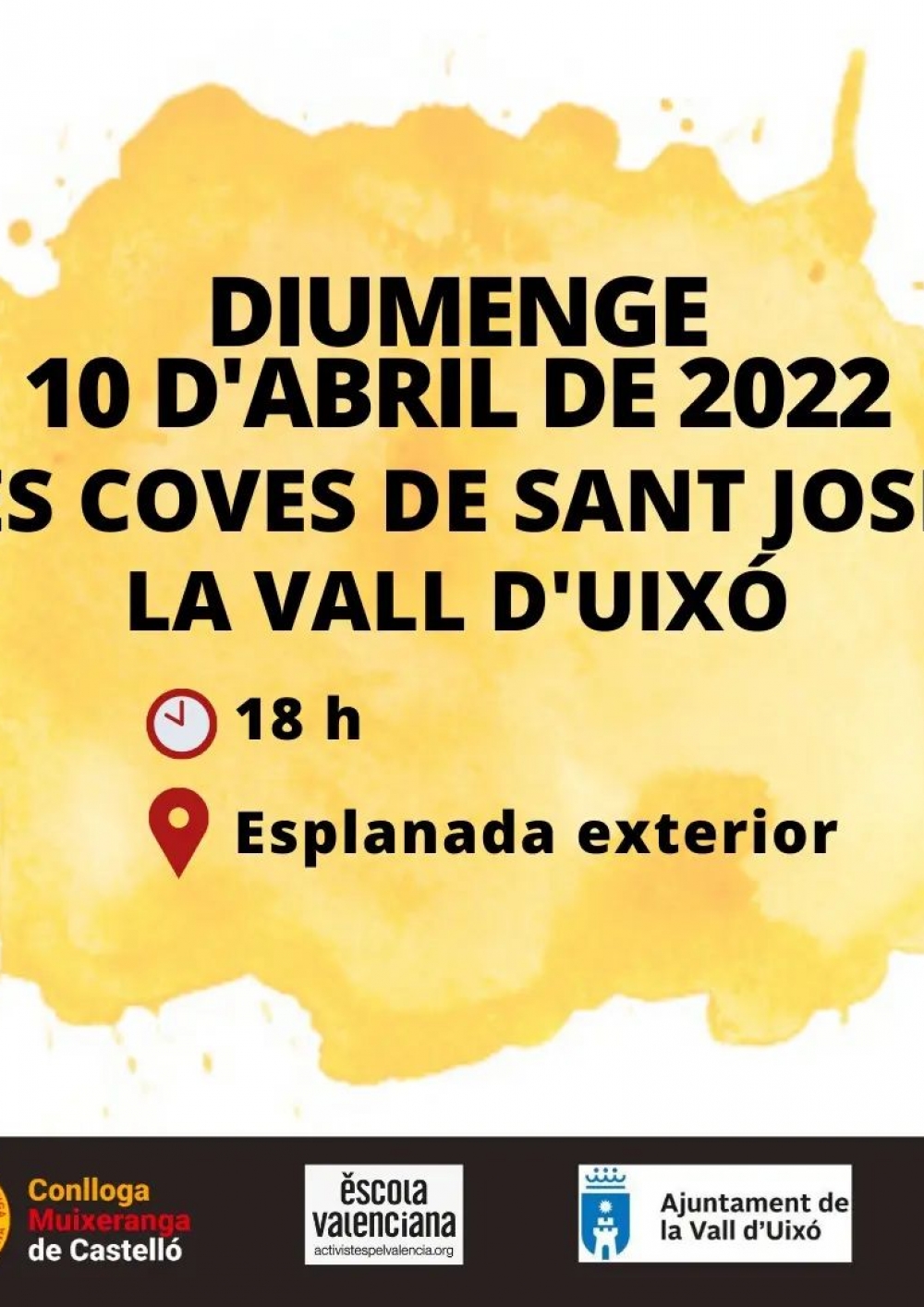 Actuaci&oacute; al paratge de les Coves de Sant Josep de La Vall d'Uix&oacute;