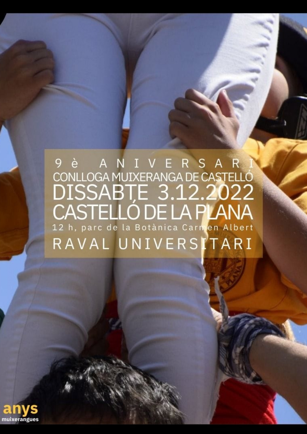 Actuaci&oacute;. IX aniversari de la Conlloga Muixeranga de Castell&oacute;