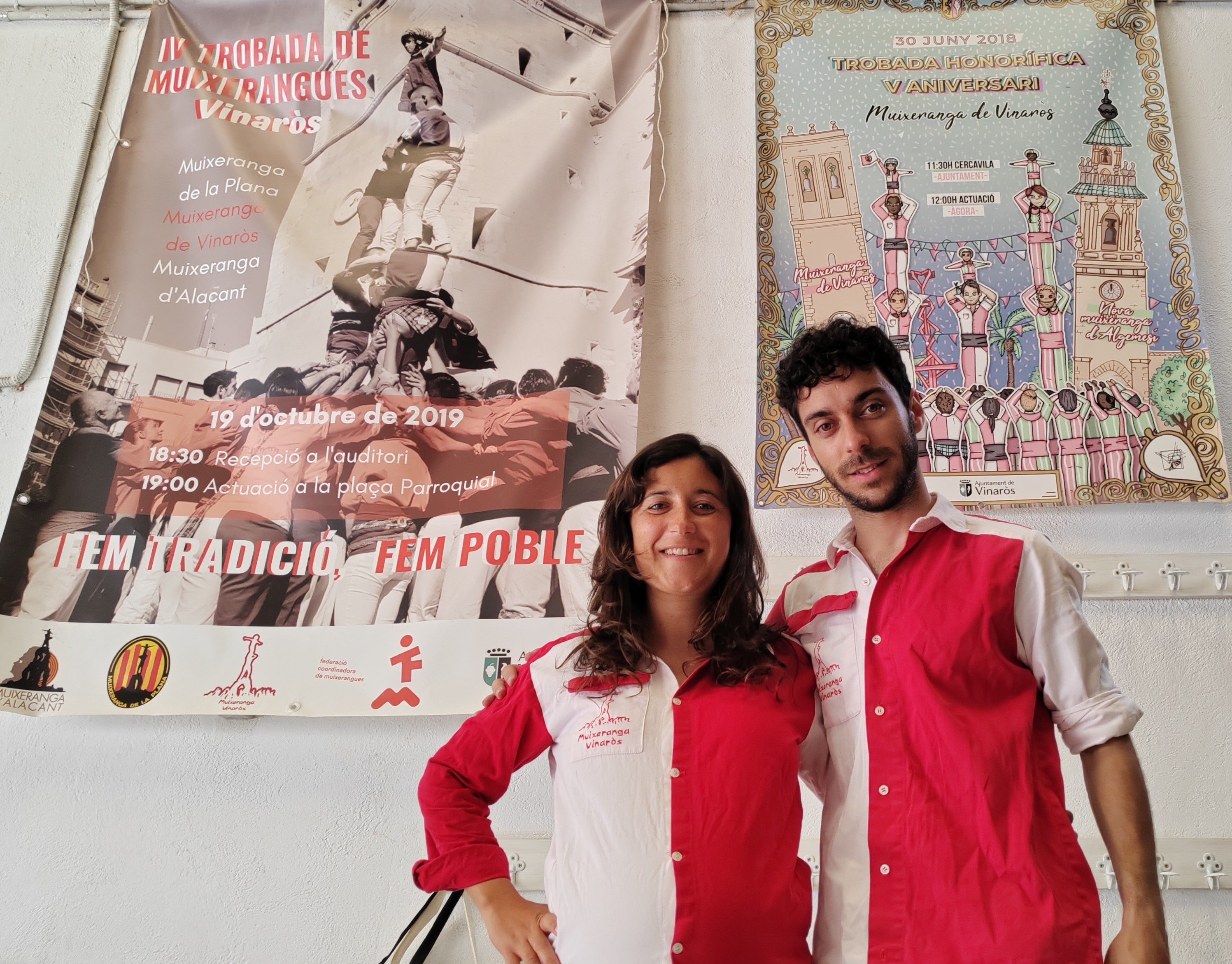 Entrevista a la nova mestra i al nou president de la Muixeranga de Vinar&ograve;s